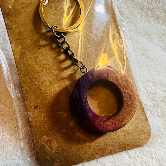 Resin Initial Keychains - Picture 2 of 15